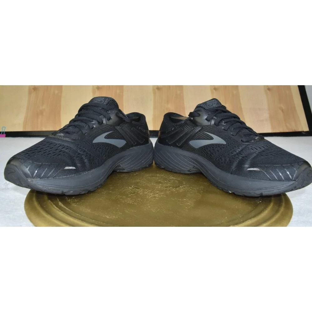 Brooks Adrenaline GTS 18 Women Shoes Size 9 B Black Running Comfort Sneakers